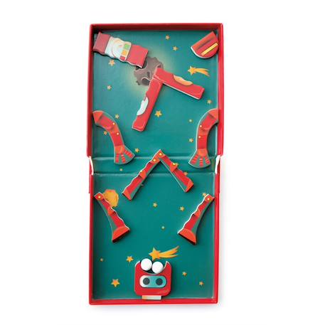 Puzzle magnétique - robot Multicolor 4 - vertbaudet enfant 