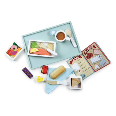 Plateau repas en avion en bois Multicolor 3 - vertbaudet enfant 