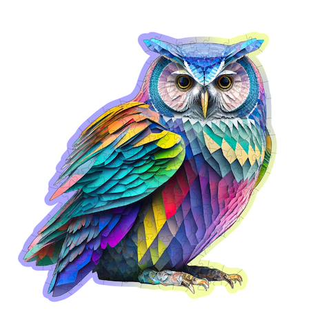 Puzzle - trendy owl Multicolor 2 - vertbaudet enfant 