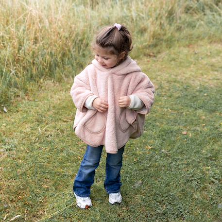 Poncho de voyage - moelleux douceur Blush+Grizou+Lunar+Natural+Noisette+Sauge+Stone+Turquoise 2 - vertbaudet enfant 