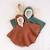 Poncho de voyage - dehors bien au chaud Beige+Brick+Green+Lunar+Mix grey+Stone+Vintage 12 - vertbaudet enfant 