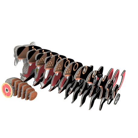 Puzzle 3d - diable tasmanien Multicolor 4 - vertbaudet enfant 