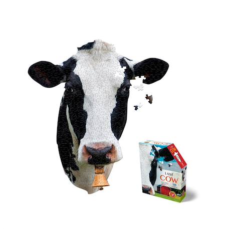 Puzzle I am mini - vache Multicolor 1 - vertbaudet enfant 