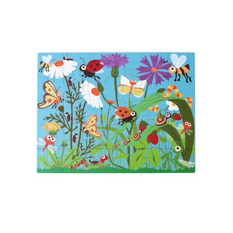 2 en 1 puzzle magnétique - jeu de recherche mystery - insecte Multicolor 4 - vertbaudet enfant 