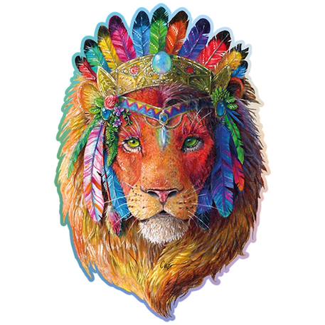 Puzzle - mystic lion 505 pièces Multicolor 2 - vertbaudet enfant 