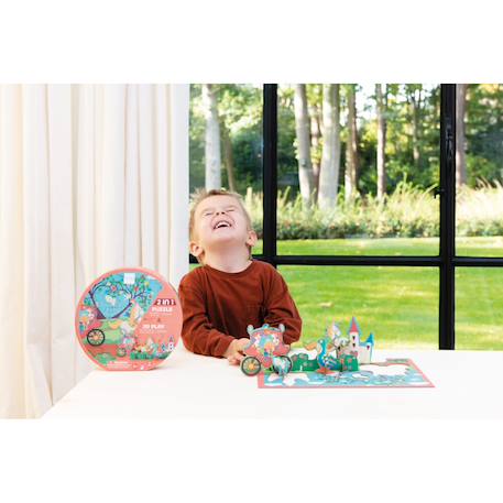 Puzzle princesse 3D Multicolor 6 - vertbaudet enfant 