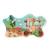 Contour puzzle - paresseux Multicolor 2 - vertbaudet enfant 