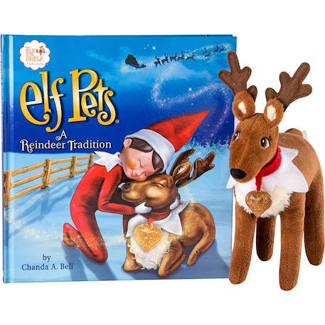 Coffret livre + Renne du lutin farceur - 'Une tradition de Noël magique' Multicolor 1 - vertbaudet enfant 