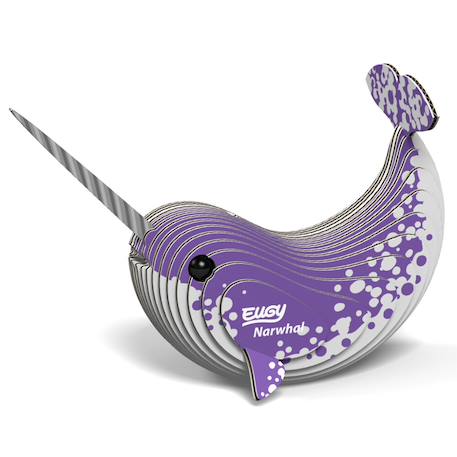 Puzzle 3d - narval Purple 1 - vertbaudet enfant 
