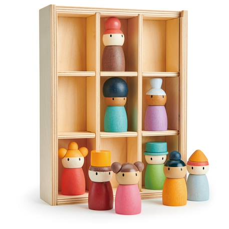 Hôtel happy folk en bois massif Multicolor 5 - vertbaudet enfant 