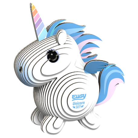 Puzzle 3d - licorne ciel White 1 - vertbaudet enfant 