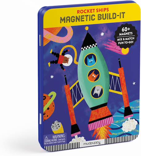 Jeu magnétique Vaisseaux spatiaux Multicolor 1 - vertbaudet enfant 