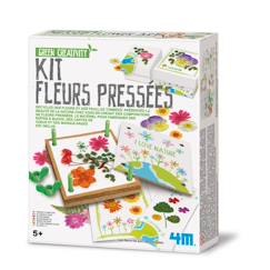 Jouet-Activités artistiques et musicales-Kit d’artisanat inspiré de la nature – Fleurs pressées faciles à réaliser