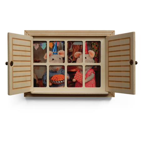 Sam et julia - meuble fenêtre miniature - petite souris Multicolor 1 - vertbaudet enfant 