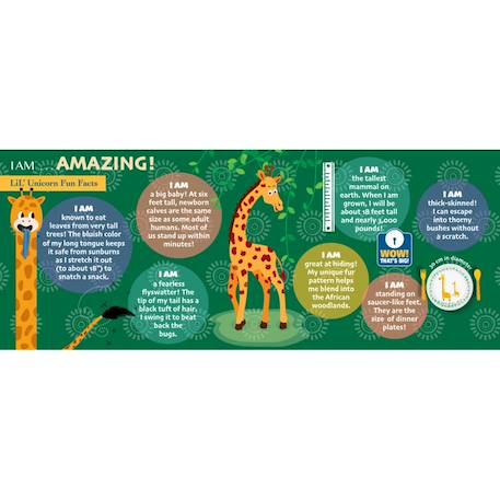 Puzzle I am lil' - girafe Multicolor 2 - vertbaudet enfant 