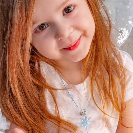 Collier d'amitié bff sisters forever reine de glace - lot de 2 pièces Bleu 2 - vertbaudet enfant 