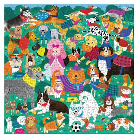 Puzzle - doggone days Multicolor 1 - vertbaudet enfant 