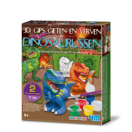 Kit moulage - dinosaure 3d - version fr + nl Multicolor 4 - vertbaudet enfant 