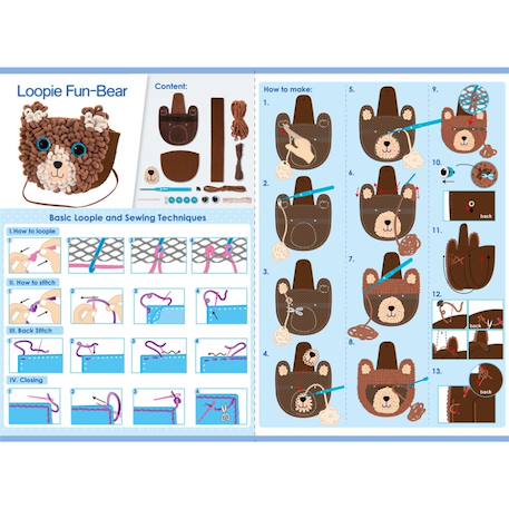Mon premier sac peluche - ours Multicolor 5 - vertbaudet enfant 