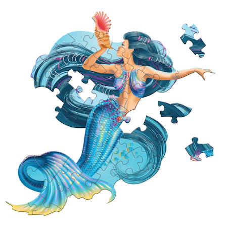 Puzzle I am lil' - sirène Multicolor 4 - vertbaudet enfant 