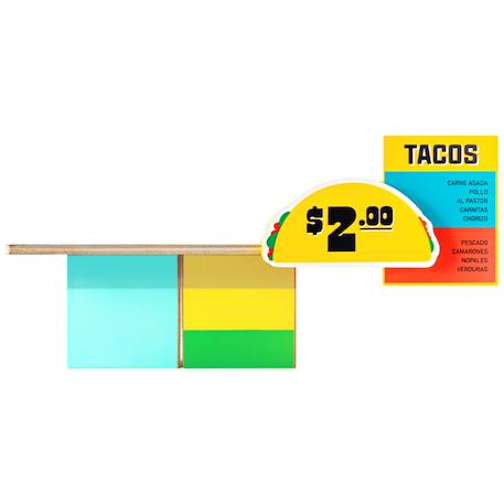 Taco van foodtruck - bois de hêtre massif Multicolor 1 - vertbaudet enfant 