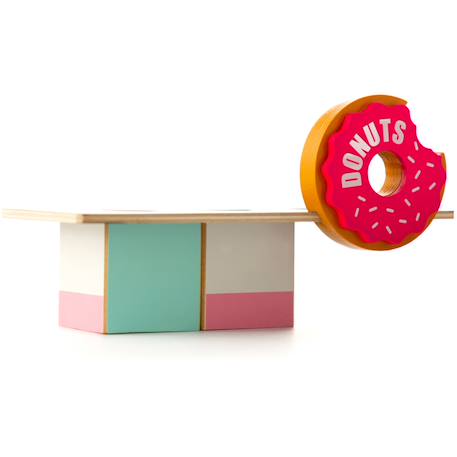 Camion donut foodtruck - bois de hêtre massif Multicolor 2 - vertbaudet enfant 