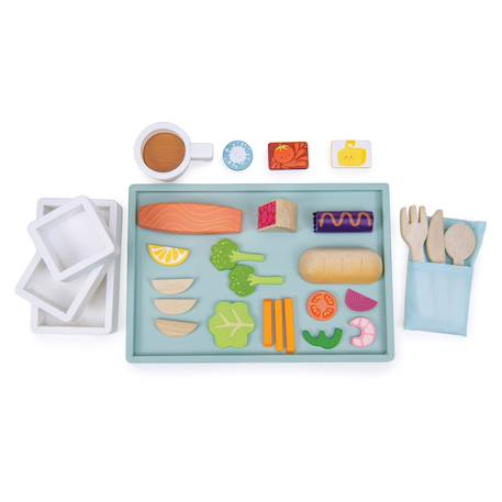 Plateau repas en avion en bois Multicolor 4 - vertbaudet enfant 