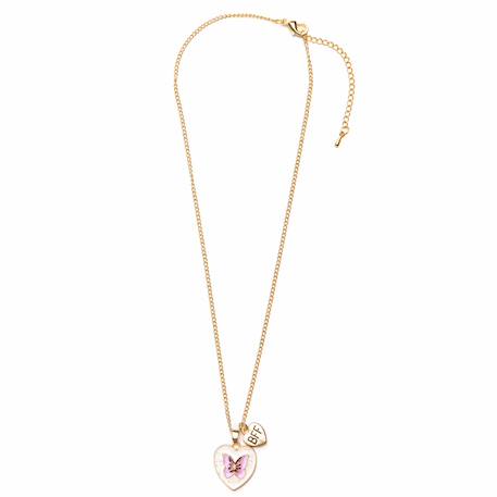 Collier d'amitié papillon & arc-en-ciel bff – lot de 2 pièces Rose 4 - vertbaudet enfant 