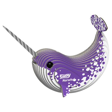 Puzzle 3d - narval Purple 2 - vertbaudet enfant 