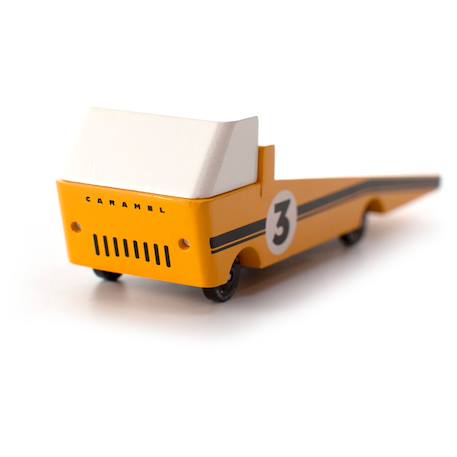 Camion remorque en bois Orange 2 - vertbaudet enfant 