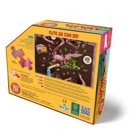 Puzzle I am lil' - axolotl Multicolor 5 - vertbaudet enfant 