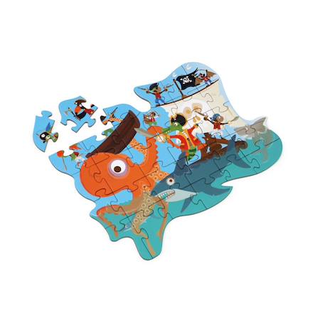 Contour puzzle - pirate 29 pièces Multicolor 3 - vertbaudet enfant 