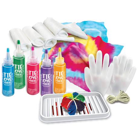 Atelier tie-dye enfants & débutants – T-shirts, serviettes et sacs uniques Multicolor 2 - vertbaudet enfant 