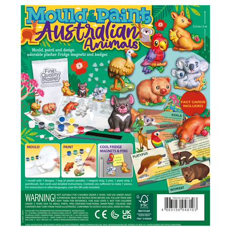 Kit moulage - animaux australien Multicolor 6 - vertbaudet enfant 
