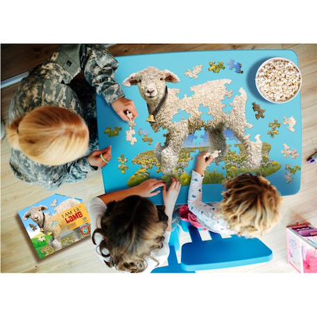 Puzzle I am lil' - mouton Multicolor 3 - vertbaudet enfant 