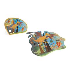 Jouet-Contour puzzle - dragon 61 pièces