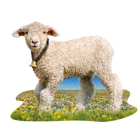 Puzzle I am lil' - mouton Multicolor 2 - vertbaudet enfant 