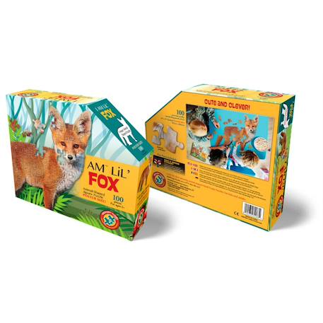 Puzzle I am lil' - renard Multicolor 3 - vertbaudet enfant 