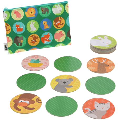 Jeu de mémoire - animaux et bébés Multicolor 1 - vertbaudet enfant 