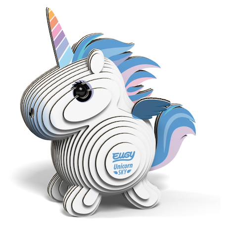 Puzzle 3d - licorne ciel White 2 - vertbaudet enfant 