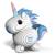 Puzzle 3d - licorne ciel White 2 - vertbaudet enfant 
