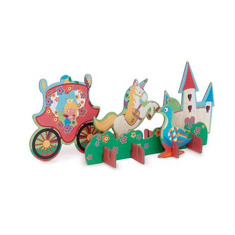 Puzzle princesse 3D Multicolor 4 - vertbaudet enfant 