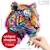 Puzzle en bois tigre - 150 pièces Multicolor 5 - vertbaudet enfant 