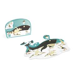 Jouet-Contour puzzle - baleine 60 pièces