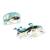 Contour puzzle - baleine 60 pièces Multicolor 1 - vertbaudet enfant 