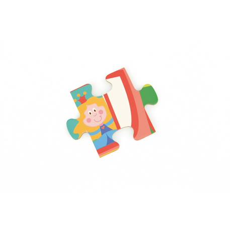 Puzzle - carrosse de princesse 60 pièces Multicolor 4 - vertbaudet enfant 