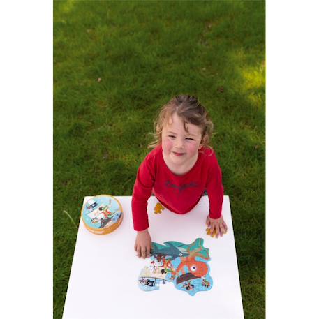 Contour puzzle - pirate 29 pièces Multicolor 4 - vertbaudet enfant 