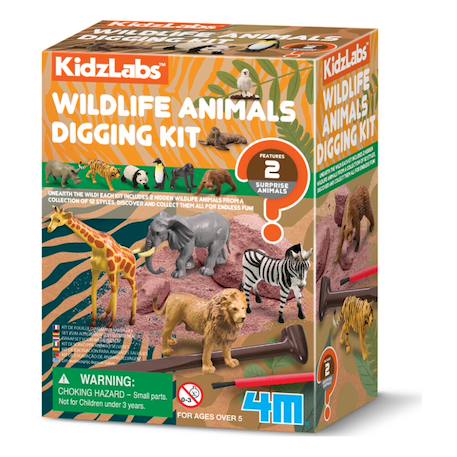 Kit archéologique pour enfants – À la découverte de la faune Multicolor 5 - vertbaudet enfant 