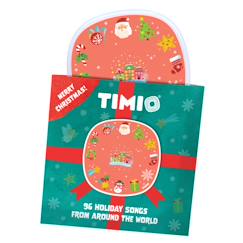 Jouet-Disque de Noël TIMIO – 96 chansons festives en 8 langues