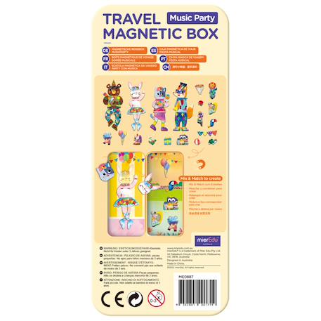 Boïte de puzzle magnétique - animaux Multicolor 5 - vertbaudet enfant 